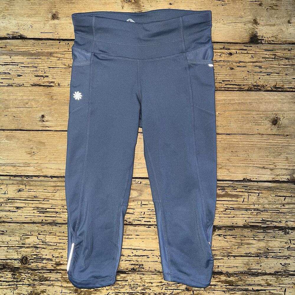 Athleta Dobby Be Free Knicker Iron Blue XXS